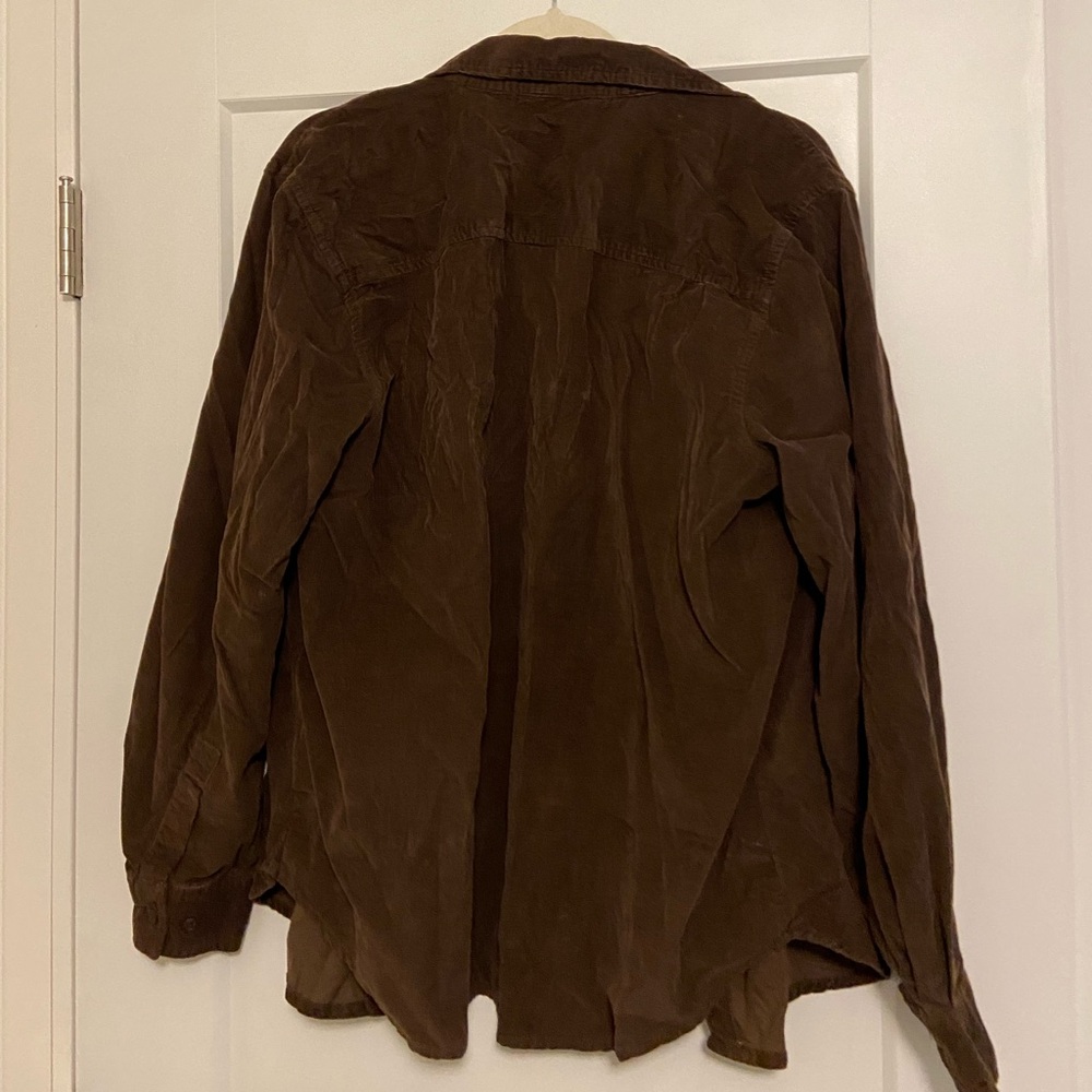 Thrifted Classic Brown Shirt Jacket